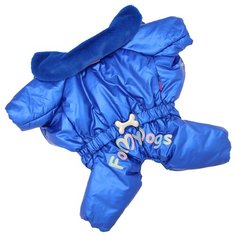 FOR MY DOGS комбинезон для собак синий для мальчиков FW718-2019 M (12)