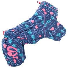FOR MY DOGS комбинезон для собак фиолетовый для девочек FW728-2019 F (12)