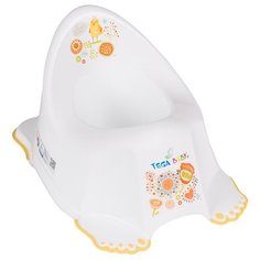 Горшок Tega FOLK антискользящий, белый