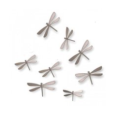 Декор для стен Wallflutter 8 элементов никель Umbra