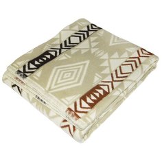 Одеяло ARLONI Мехико хлопковый, всесезонное, 140 х 205 см (бежевый/коричневый)