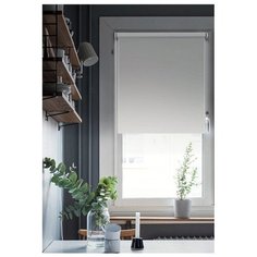 Рулонная штора Эскар миниролло Blackout Lux (белый), 90х170 см