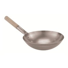 Сковорода-вок Paderno Ethnic cuisine 49604-36, 36 см, серебристый/бежевый