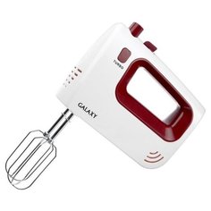 Миксер GALAXY GL2215, белый/красный