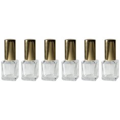 Флакон для духов Aromaprovokator 5 ml спрей золото металл набор 6 шт