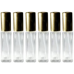 Флакон Aromaprovokator для духов стекло спрей золото 8 ml набор 6 штук
