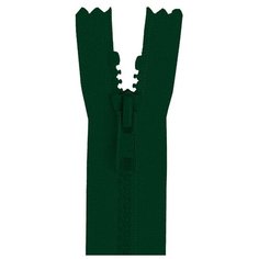 YKK Молния 4335956/60, 60 см, темно-зеленый/темно-зеленый