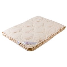 Одеяло ECOTEX Золотое руно, легкое, 140 х 205 см (бежевый)