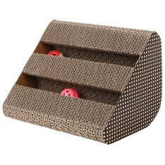 Когтеточка-игрушка для кошек, "Не Один Дома" Игра, коричневый