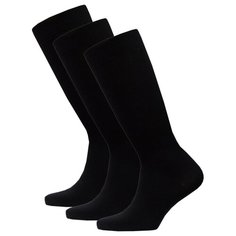 Гольфы мужские повседневные HOSIERY 71700 р 27-29 (43-46 размер ноги) черные 3 пары