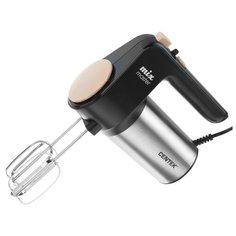 Миксер Centek CT-1123 Beige, ручной, 800 Вт, 6 скоростей, турбо-режим, чёрно-бежевый 5167335
