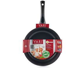 Сковорода VARI "NATURA" литая, бордо, с антипригарным покрытием, D26 см
