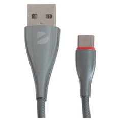Кабель Deppa Ceramic, Type-C - USB, 2 А, 1м, серый 5618723