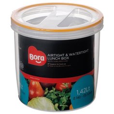 Контейнер пищевой круглый с закручивающейся крышкой, 1.42л Bora Plastik