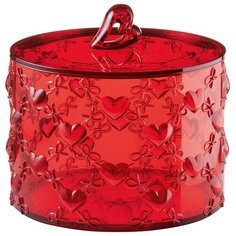 Контейнер с крышкой Love большой красный Guzzini