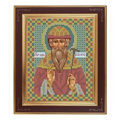 Набор для вышивания бисером Икона Св. Вадим 12 х 15 см М206 Galla Collection