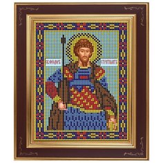 Набор для вышивания бисером Икона Феодор Стратилат, великомученик 12 х 15 см М278 Galla Collection