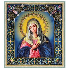 Набор для вышивания бисером Икона Божией Матери Умиление 24 x 26 см И070 Galla Collection