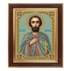 Набор для вышивания бисером Икона Св. Анатолий 12 х 15 см М203 Galla Collection
