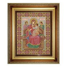 Набор для вышивания бисером Икона Божией Матери Всецарица 28 х 35 см И045 Galla Collection