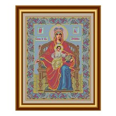 Набор для вышивания бисером Икона Божьей Матери «Державная» 28 х 36 см И031 Galla Collection