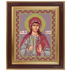 Набор для вышивания бисером Икона Святая мученица Алла 12 х 15 см М267 Galla Collection