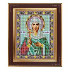 Набор для вышивания бисером Икона Св. Антонина 12 х 15 см М243 Galla Collection