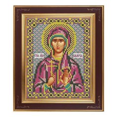 Набор для вышивания бисером Икона Св. Валерия 12 х 15 см М245 Galla Collection