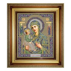 Набор для вышивания бисером Икона Божией Матери Иерусалимская 25 х 31 см И042 Galla Collection