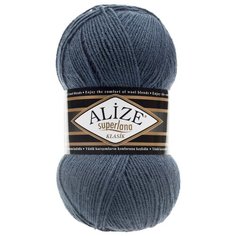 Пряжа Alize Superlana Classic (381 морской) 5 шт.