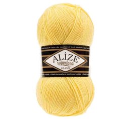 Пряжа Alize Superlana Classic (187 лимонный) 5 шт.
