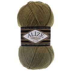Пряжа Alize Superlana Classic (345 хаки) 5 шт.