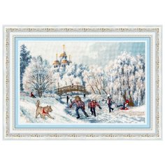 Золотое Руно Набор для вышивания ЧМ-071 Рождественские каникулы