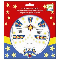 Наклейки для лица Djeco "Супер герой" (09219)