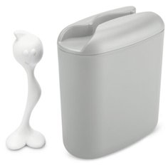 Контейнер для хранения продуктов с ложкой HOT STUFF L 500гр серый Koziol