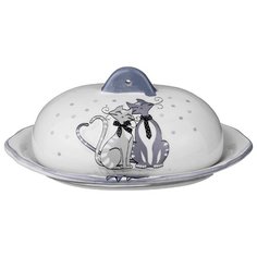 Масленка Agness ля мур 17*12,5 см h = 8 см (490-287)