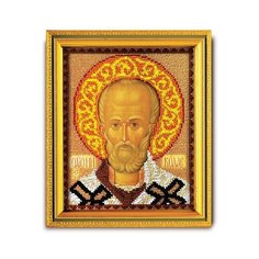 Набор для вышивания "Радуга бисера" В-303 Николай Чудотворец" 12х14.5см