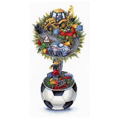 Набор для вышивания "М.П.Студия" НВ №103 №716 "Мечта мальчишки" 18х36см