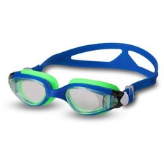 Очки для плавания детские INDIGO NEMO GS16-1 Сине-салатовый