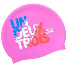 Силиконовая шапочка MAD WAVE, UN-DEUX-TROIS, Pink, M0550 18 0 11W