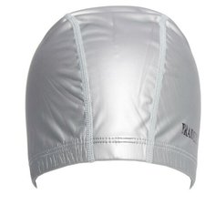 Шапочка для плавания текстильная покрытая ПУ, серая Bradex