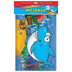 Самокл. мерцающая мозаика из мягк. пласт. А3 "Акула" Апплика