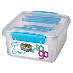 Ланч-бокс с ложкой и вилкой 21652 Sistema