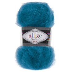 Пряжа Alize Mohair Classic (646 морск.волна) 5 шт.