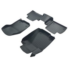 Коврики резиновые в салон 3D LUX для Mercedes-Benz GLS (2015-2019) Srtk