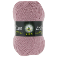 Пряжа VITA Brilliant, цвет 5118 - Светлая пыльная сирень, 5 мотков