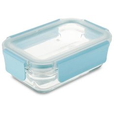 Контейнер Glasslock ORRT-039P (390ml, прямоугольный, для духовки, синий силикон)