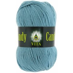 Пряжа VITA Candy, цвет 2550 - Дымчато-голубой, 5 мотков