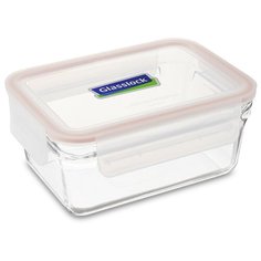 Контейнер Glasslock ORRT-178 (1780ml, прямоугольный, для духовки, розовый силикон)