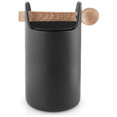 Емкость для хранения Toolbox с крышкой и ложкой 20 см черный Eva Solo